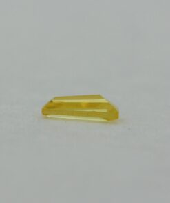 Loose Tapered Baguette Citrine CZ Gemstone Cubic Zirconia November Birthstone Down