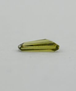 Loose Tapered Baguette Peridot CZ Gemstone Cubic Zirconia August Birthstone Down