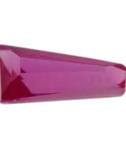 Loose Tapered Baguette Ruby CZ Gemstone Cubic Zirconia July Birthstone