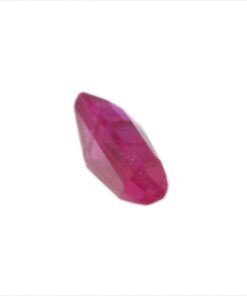 Loose Tapered Baguette Ruby CZ Gemstone Cubic Zirconia July Birthstone Side