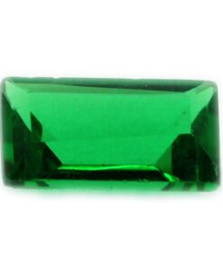 Loose Straight Baguette Emerald CZ Gemstone Cubic Zirconia May Birthstone