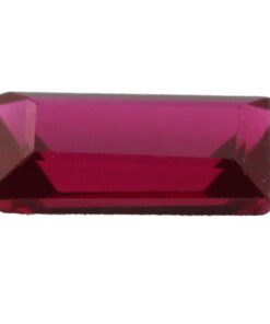 Loose Straight Baguette Garnet CZ Gemstone Cubic Zirconia January Birthstone