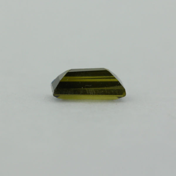 Loose Straight Baguette Peridot CZ Gemstone Cubic Zirconia August Birthstone Down