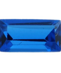 Loose Straight Baguette Sapphire CZ Gemstone Cubic Zirconia September Birthstone