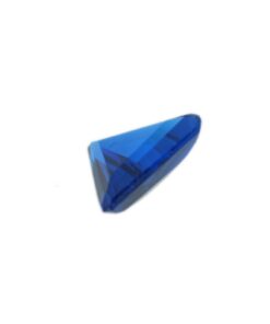 Loose Triangle Cut Sapphire CZ Gemstone Cubic Zirconia September Birthstone Side