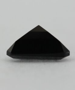 Loose Triangle Cut Black Onyx CZ Gemstone Cubic Zirconia Down