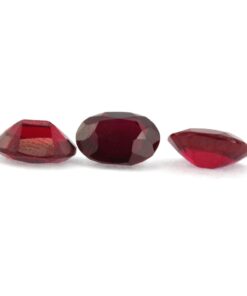 Loose Oval Cut Garnet CZ Gemstone Cubic Zirconia January Birthstone Group