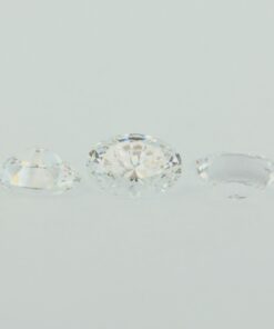 Loose Oval Cut White CZ Gemstone Cubic Zirconia April Birthstone Group