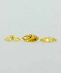 Loose Marquise Cut Citrine CZ Gemstone Cubic Zirconia November Birthstone Group