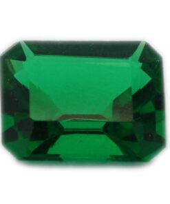 Loose Emerald Cut Emerald CZ Gemstone Cubic Zirconia May Birthstone