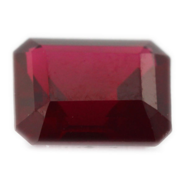 Loose Emerald Cut Garnet CZ Gemstone Cubic Zirconia January Birthstone