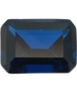 Loose Emerald Cut Sapphire CZ Gemstone Cubic Zirconia September Birthstone