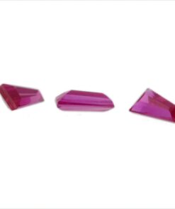 Loose Tapered Baguette Ruby CZ Gemstone Cubic Zirconia July Birthstone Group