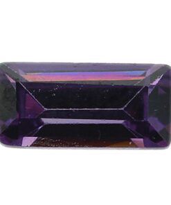 Loose Straight Baguette Amethyst CZ Gemstone Cubic Zirconia February Birthstone