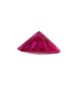 Loose Triangle Cut Ruby CZ Gemstone Cubic Zirconia July Birthstone Down 4