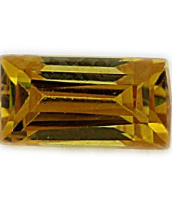 Loose Straight Baguette Citrine CZ Gemstone Cubic Zirconia November Birthstone