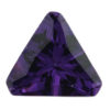 Loose Triangle Cut Amethyst CZ Gemstone Cubic Zirconia February Birthstone