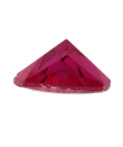 Loose Triangle Cut Ruby CZ Gemstone Cubic Zirconia July Birthstone Down 6