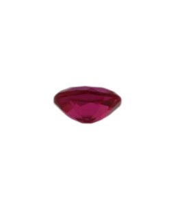 Loose Oval Cut Ruby CZ Gemstone Cubic Zirconia July Birthstone Back