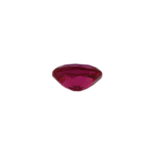 Loose Oval Cut Ruby CZ Gemstone Cubic Zirconia July Birthstone Back