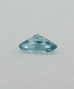 Loose Oval Cut Aquamarine CZ Gemstone Cubic Zirconia March Birthstone Down Small