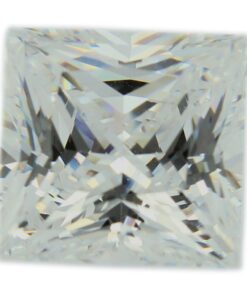 Loose Princess Cut White CZ Gemstone Cubic Zirconia April Birthstone