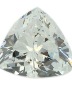 Loose Trillion Cut Clear CZ Gemstone Cubic Zirconia April Birthstone