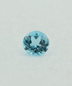 Loose Round Cut Genuine Natural Blue Topaz Gemstone Semi Precious November Birthstone Front S