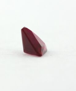 Loose Triangle Cut Garnet CZ Gemstone Cubic Zirconia January Birthstone Side