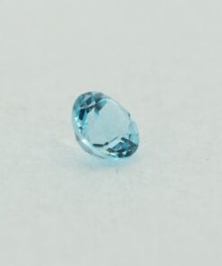 Loose Round Cut Genuine Natural Blue Topaz Gemstone Semi Precious November Birthstone Side S