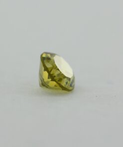 Loose Oval Cut Peridot CZ Gemstone Cubic Zirconia August Birthstone Side Small