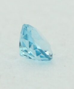 Loose Round Cut Genuine Natural Blue Topaz Gemstone Semi Precious November Birthstone Back S