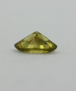 Loose Oval Cut Peridot CZ Gemstone Cubic Zirconia August Birthstone Down Small