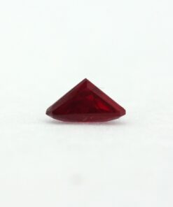 Loose Triangle Cut Garnet CZ Gemstone Cubic Zirconia January Birthstone Down