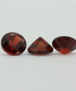 Loose Round Cut Genuine Natural Garnet Gemstone Semi Precious January Birthstone Group Sm