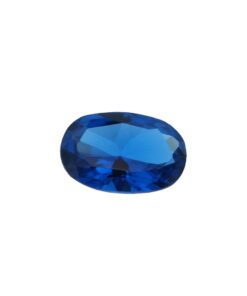 Loose Oval Cut Sapphire CZ Gemstone Cubic Zirconia September Birthstone Front Small