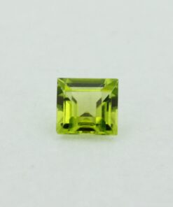 Loose Princess Cut Genuine Natural Peridot Gemstone Semi Precious August Birthstone Front