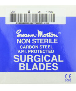 Swann Morton Straight Surgical Blades For Mold Cutting Box Front