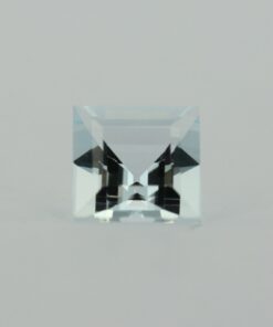 Loose Princess Cut Genuine Natural Aquamarine Gemstone Semi Precious March Birthstone Front