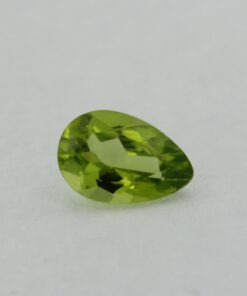 Loose Pear Cut Genuine Natural Peridot Gemstone Semi Precious August Birthstone Front