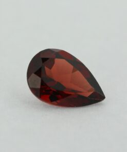 Loose Pear Cut Genuine Natural Garnet Gemstone Semi Precious January Birthstone Front