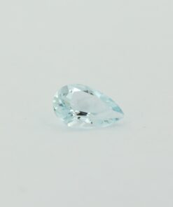 Loose Pear Cut Genuine Natural Aquamarine Gemstone Semi Precious March Birthstone Front