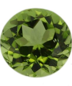 Loose Round Cut Genuine Natural Peridot Gemstone Semi Precious August Birthstone