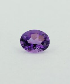 Loose Oval Cut Genuine Natural Amethyst Gemstone Semi Precious February Birthstone Front