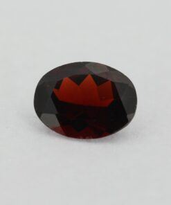 Loose Oval Cut Genuine Natural Garnet Gemstone Semi Precious January Birthstone Front