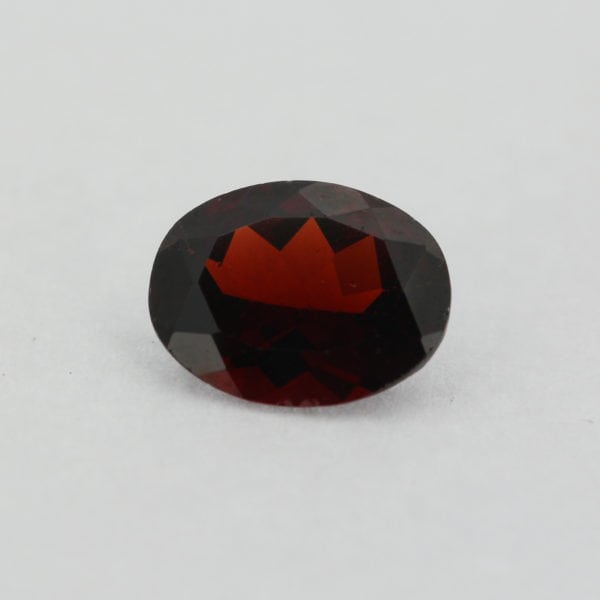 Loose Oval Cut Genuine Natural Garnet Gemstone Semi Precious January Birthstone Front