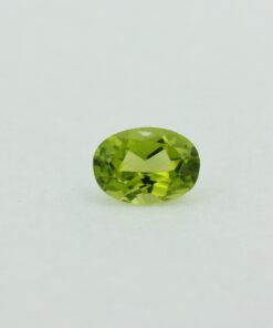 Loose Oval Cut Genuine Natural Peridot Gemstone Semi Precious August Birthstone Front