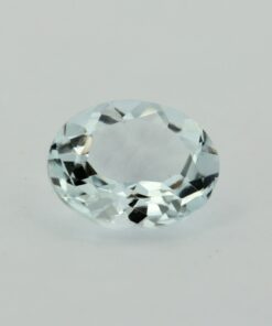 Loose Oval Cut Genuine Natural Aquamarine Gemstone Semi Precious March Birthstone Front