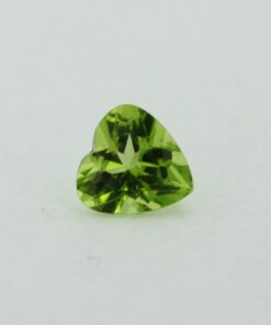 Loose Heart Shape Genuine Natural Peridot Gemstone Semi Precious August Birthstone Front