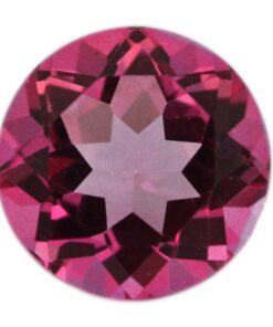 Loose Round Cut Genuine Natural Pink Topaz Gemstone Semi Precious October Birthstone